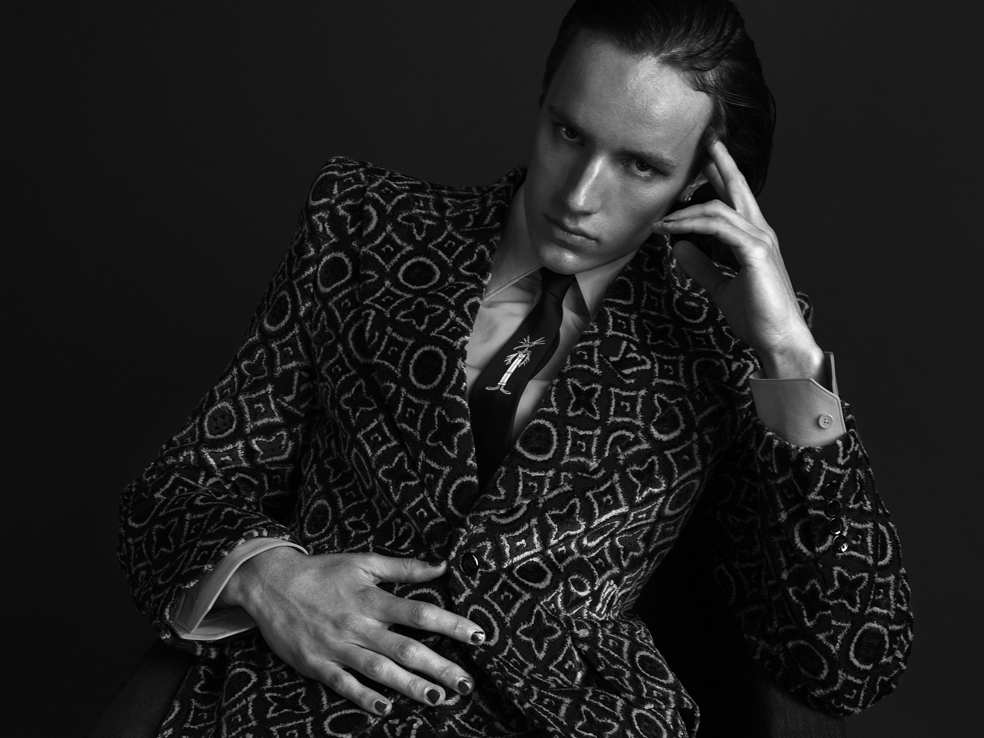 Cian @imgmodels @ciancm in Louis Vuitton Homme ©Buonomo & Cometti