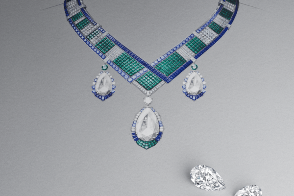Gouaché Legend of diamonds - 25 Mystery set jewels. © Van Cleef & Arpels 2022