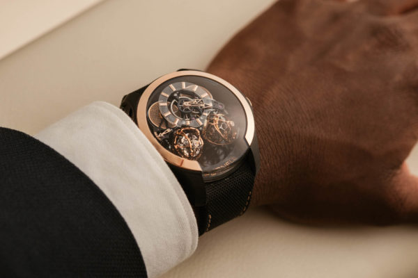 Purnell ESCAPE II CARBON ROSE GOLD – 48mm ©Joy Corthesy