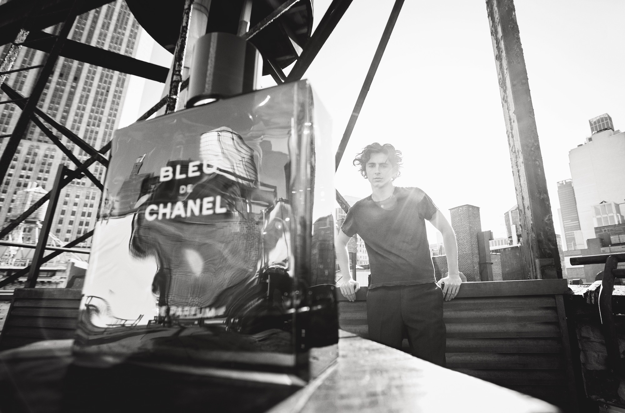 Timothée Chalamet and BLEU DE CHANEL – Fragrance