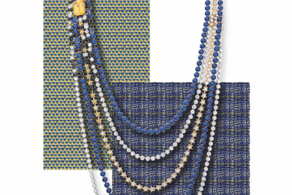 Collier Tweed Etoile, collection de haute joaillerie Tweed de Chanel ©Chanel